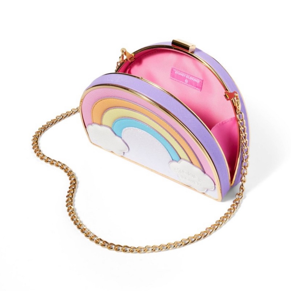 Stoney Clover Lane x Target Rainbow Crossbody Purse Lavender - Picture 1 of 5